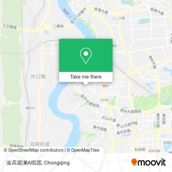 渝高观澜A组团 map