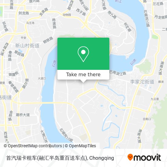 首汽瑞卡租车(融汇半岛重百送车点) map