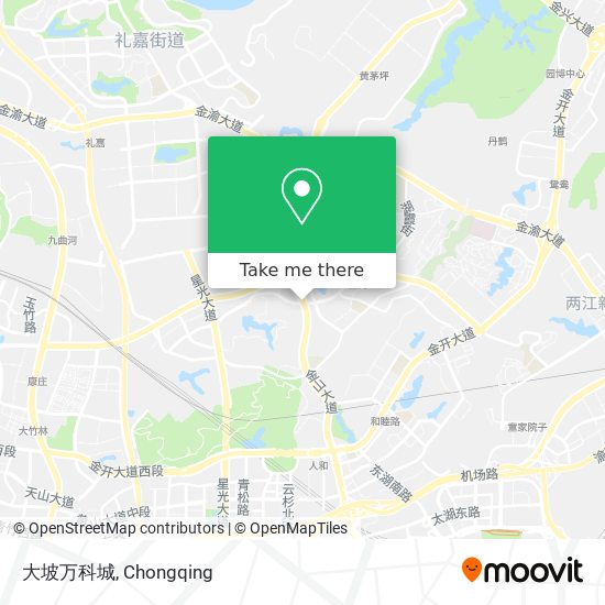 大坡万科城 map