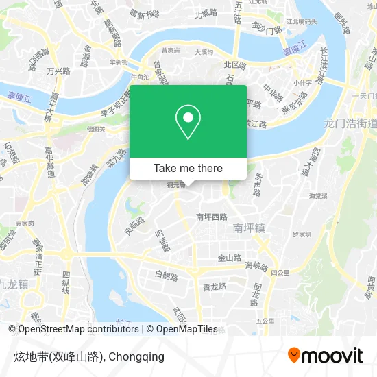 炫地带(双峰山路) map