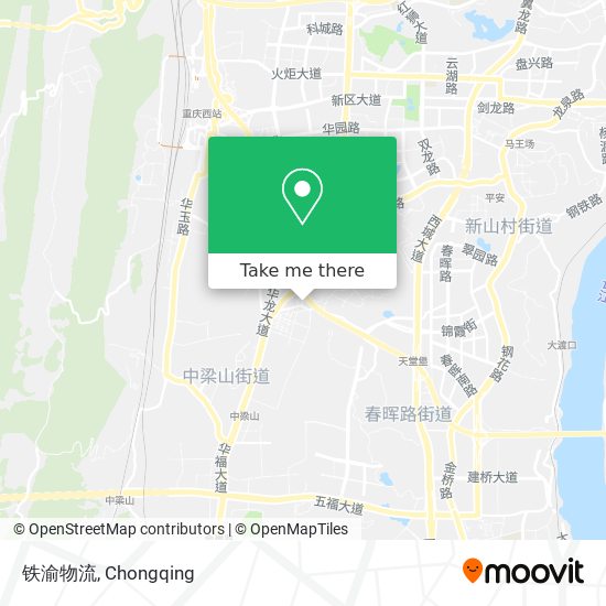 铁渝物流 map