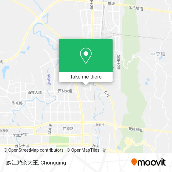 黔江鸡杂大王 map
