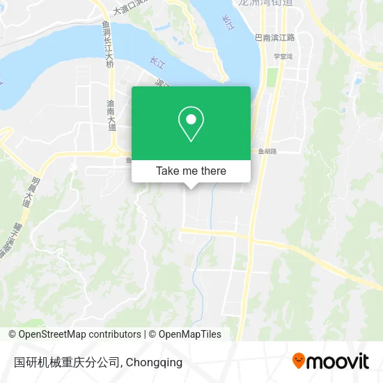 国研机械重庆分公司 map