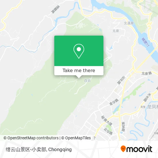 缙云山景区-小卖部 map
