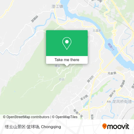 缙云山景区-篮球场 map