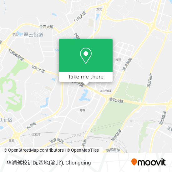 华润驾校训练基地(渝北) map