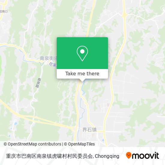 重庆市巴南区南泉镇虎啸村村民委员会 map