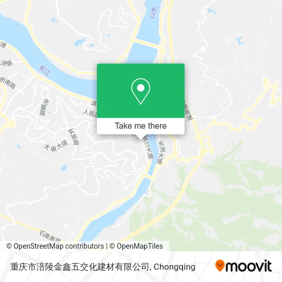 重庆市涪陵金鑫五交化建材有限公司 map