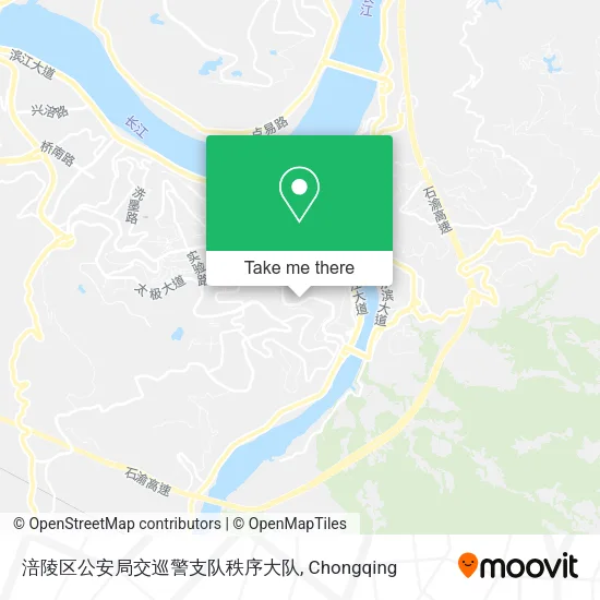涪陵区公安局交巡警支队秩序大队 map