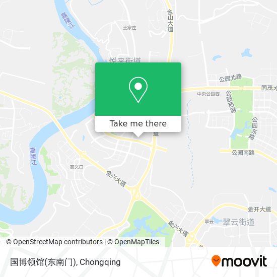 国博领馆(东南门) map