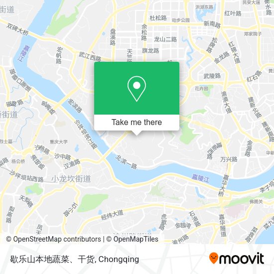 歇乐山本地蔬菜、干货 map