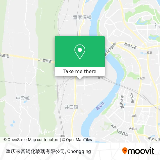 重庆来富钢化玻璃有限公司 map