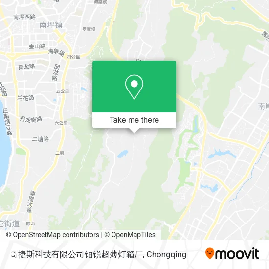 哥捷斯科技有限公司铂锐超薄灯箱厂 map