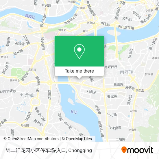 锦丰汇花园小区停车场-入口 map