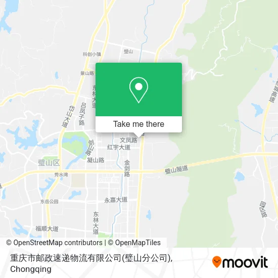 重庆市邮政速递物流有限公司(璧山分公司) map