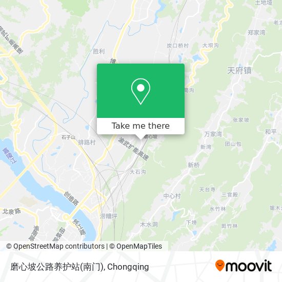 磨心坡公路养护站(南门) map