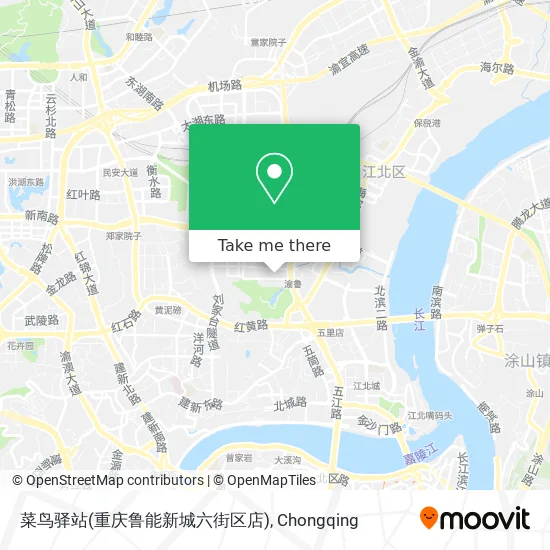 菜鸟驿站(重庆鲁能新城六街区店) map