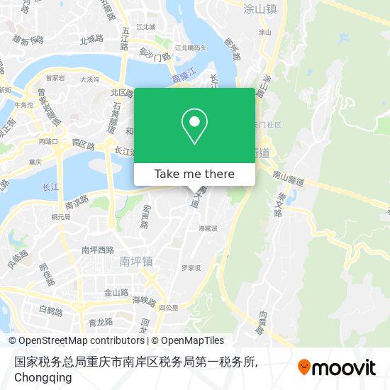 国家税务总局重庆市南岸区税务局第一税务所 map