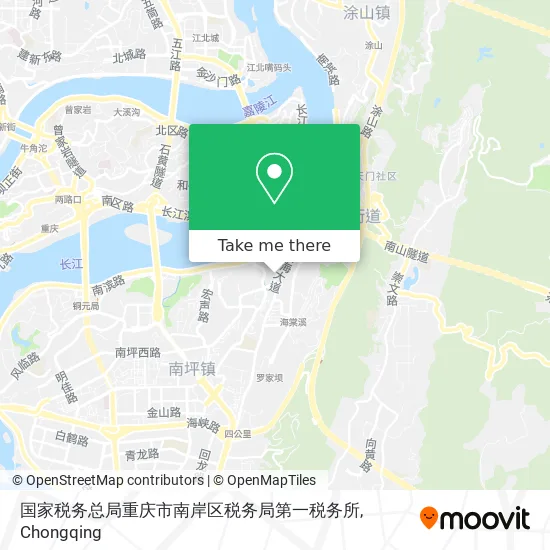 国家税务总局重庆市南岸区税务局第一税务所 map