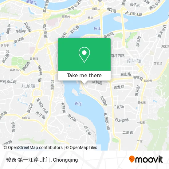 骏逸·第一江岸-北门 map