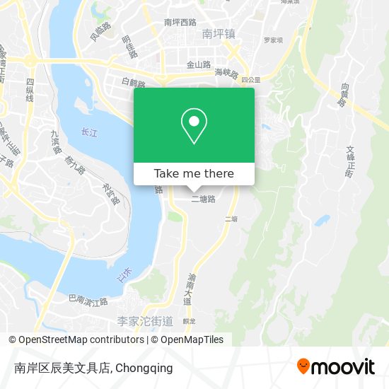 南岸区辰美文具店 map