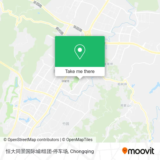 恒大同景国际城I组团-停车场 map