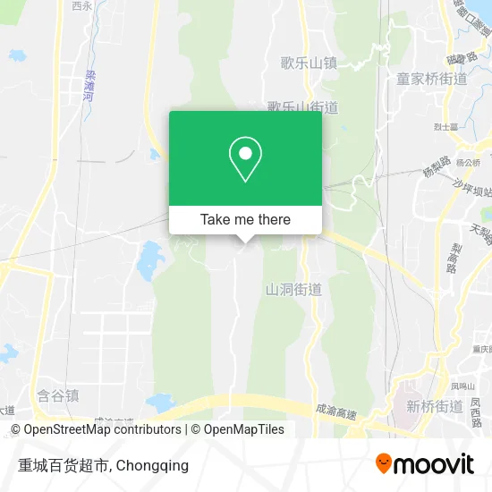 重城百货超市 map