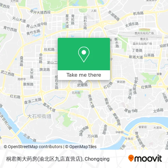 桐君阁大药房(渝北区九店直营店) map