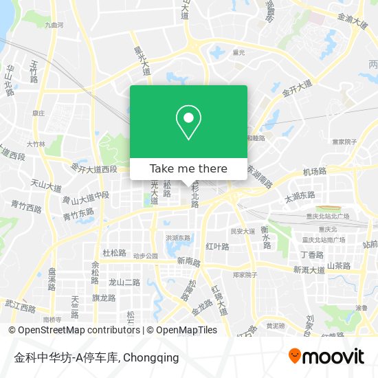 金科中华坊-A停车库 map