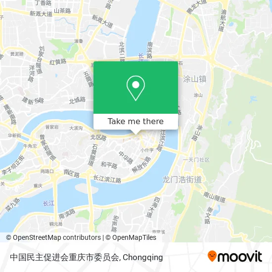 中国民主促进会重庆市委员会 map