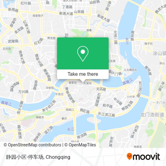 静园小区-停车场 map