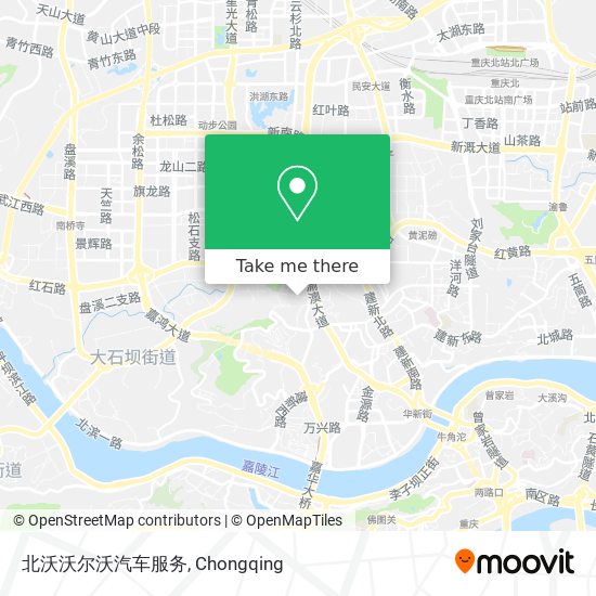 北沃沃尔沃汽车服务 map