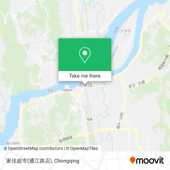 家佳超市(通江路店) map