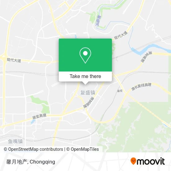 馨月地产 map