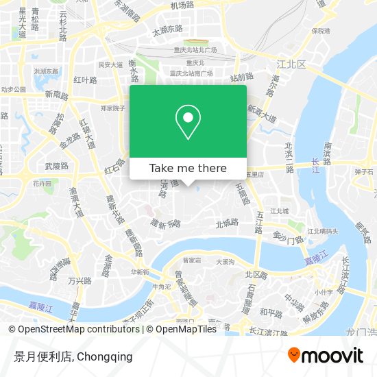 景月便利店 map