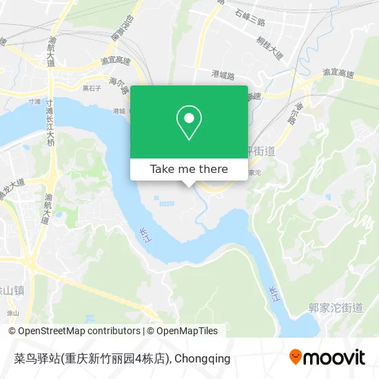 菜鸟驿站(重庆新竹丽园4栋店) map