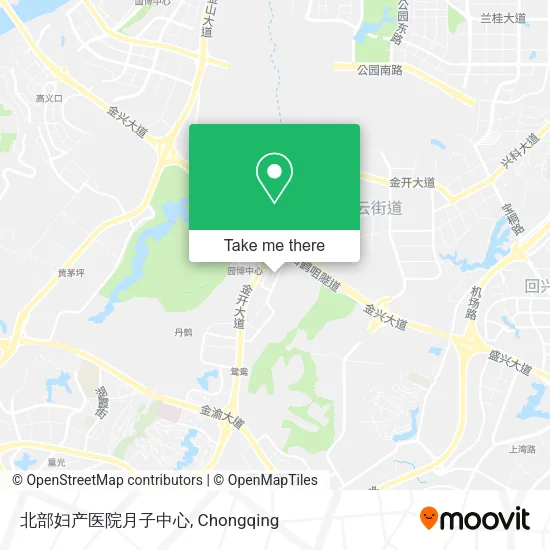 北部妇产医院月子中心 map