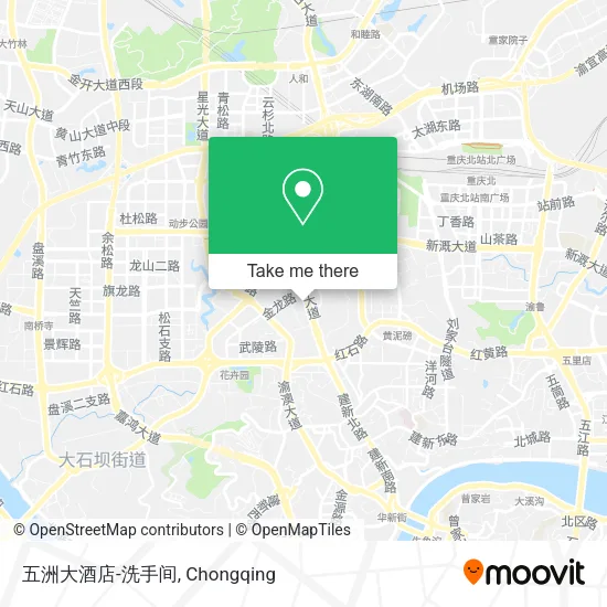 五洲大酒店-洗手间 map