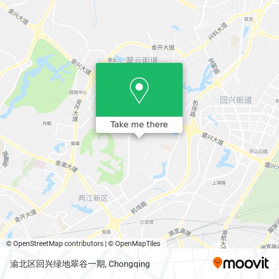 渝北区回兴绿地翠谷一期 map