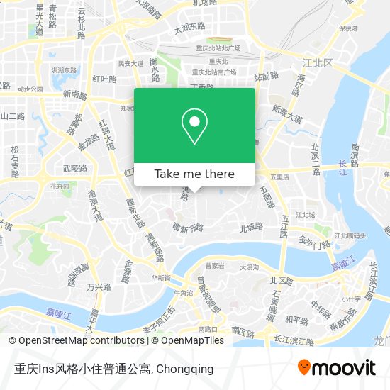重庆Ins风格小住普通公寓 map