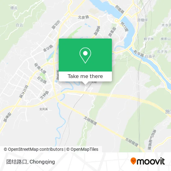 团结路口 map