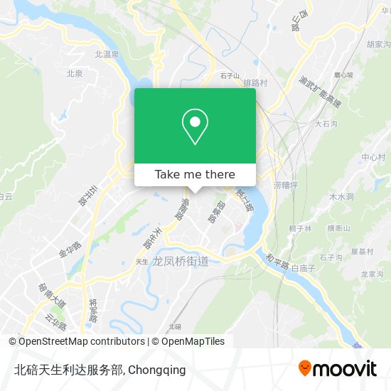 北碚天生利达服务部 map