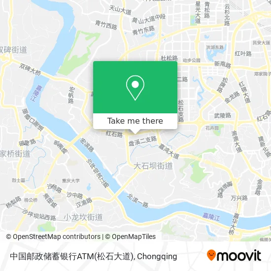 中国邮政储蓄银行ATM(松石大道) map