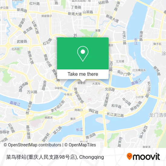 菜鸟驿站(重庆人民支路98号店) map