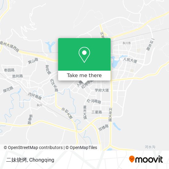 二妹烧烤 map