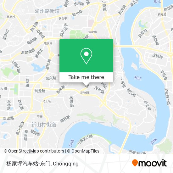 杨家坪汽车站-东门 map
