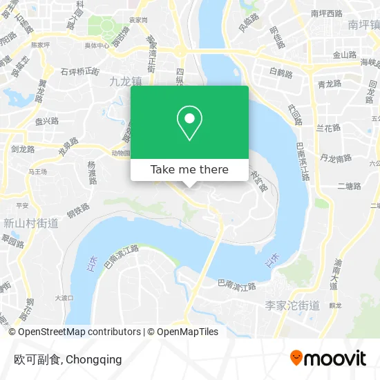 欧可副食 map