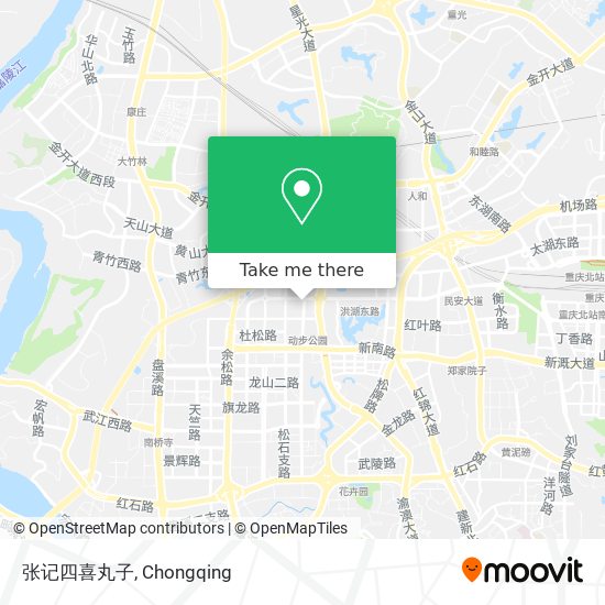 张记四喜丸子 map