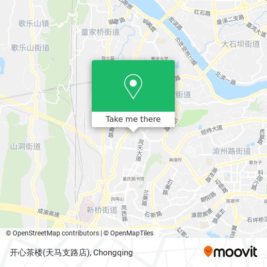 开心茶楼(天马支路店) map
