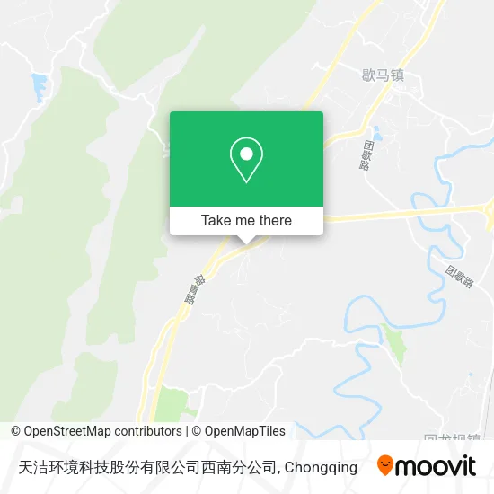 天洁环境科技股份有限公司西南分公司 map
